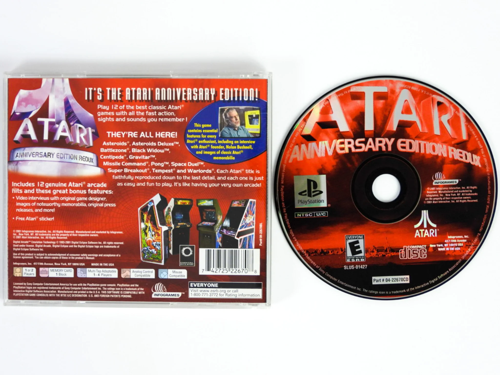 Atari Anniversary Edition Redux (PlayStation / PS1) - Image 4