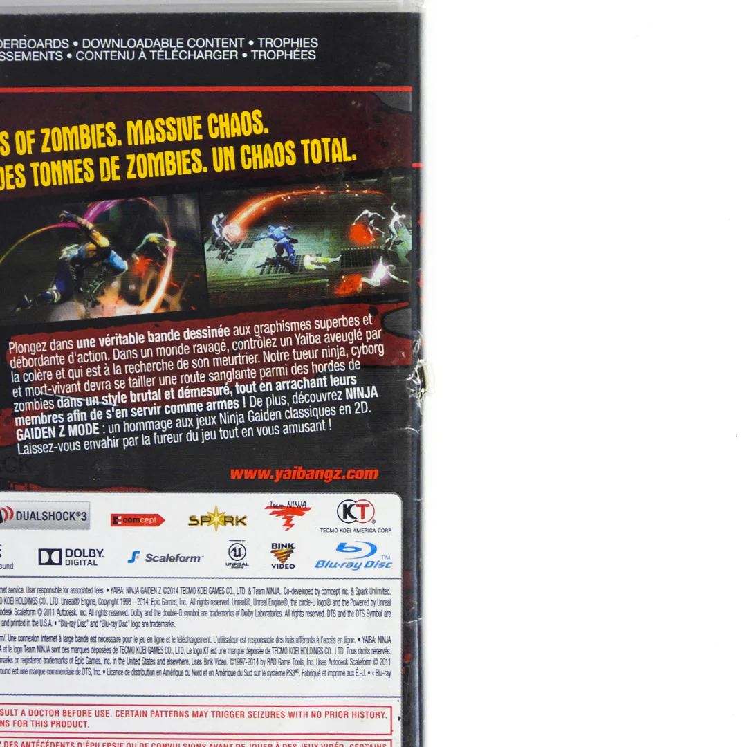 Yaiba: Ninja Gaiden Z (PlayStation 3 / PS3) - Image 6